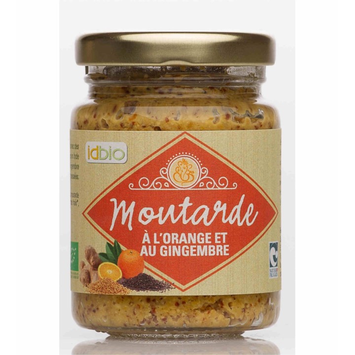 Moutarde à l'ancienne Orange 90g