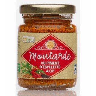 Moutarde à l'ancienne Piment d'Espelette AOP 90g