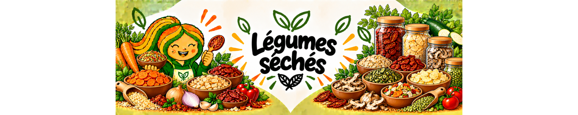 Légumes séchés