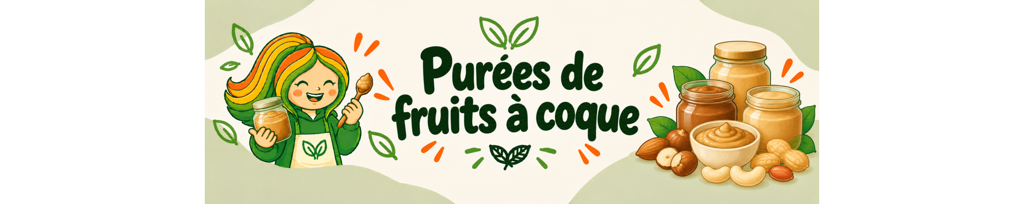 Purées de fruits à coque