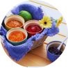 Confiture - compote - miel - fruits en conserve